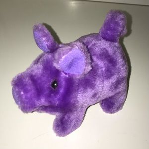 Purple pig toy